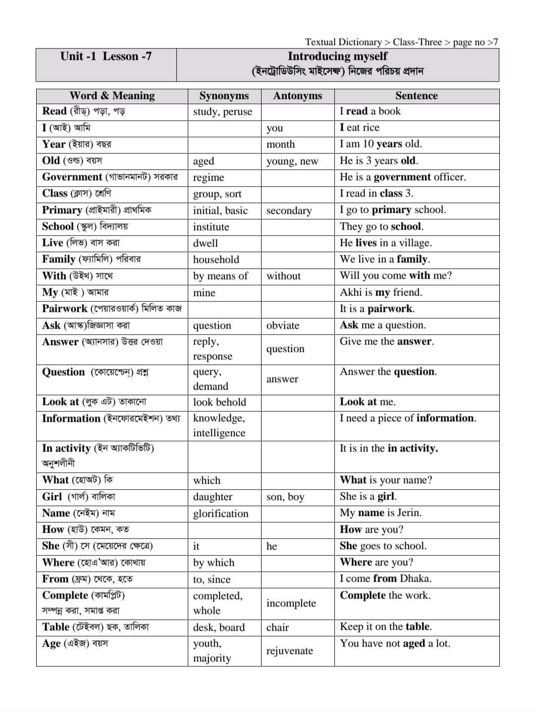 Textual Dictionary Class Three - Image 6